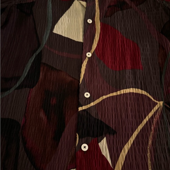 Men’s printed button down - Picture 3 of 4